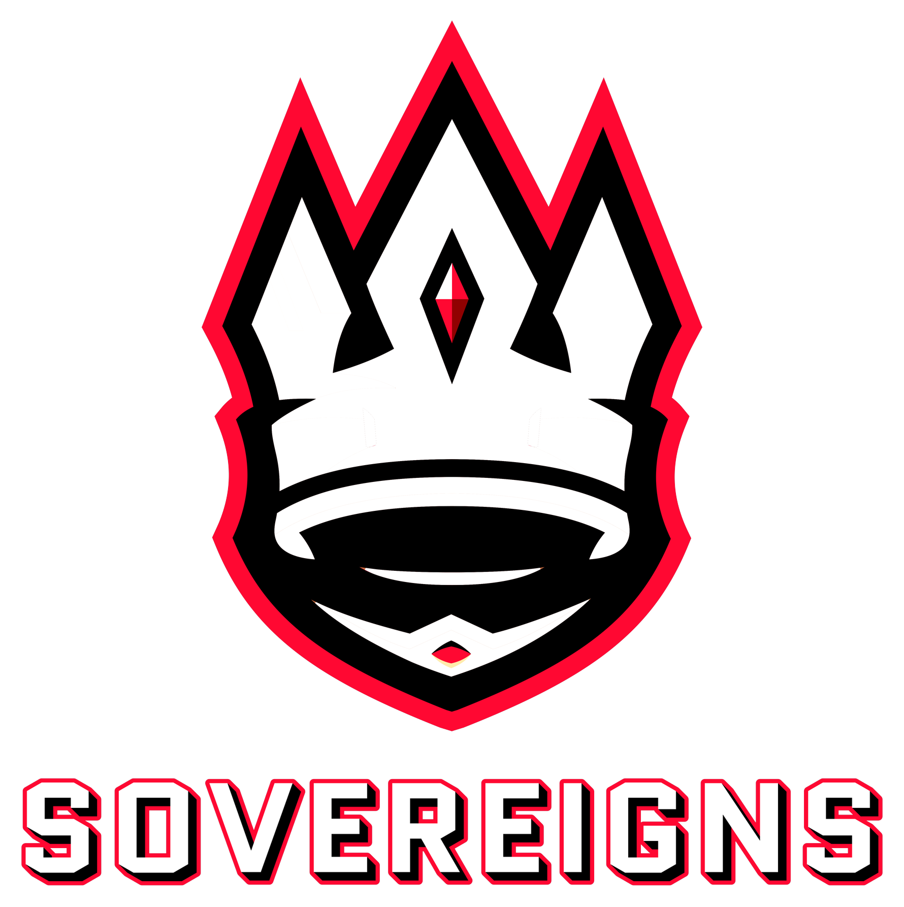 Crest + name, stacked